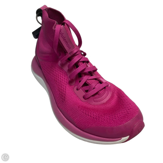 Shoes Athletic Designer By Lululemon In Pink, Size: 9