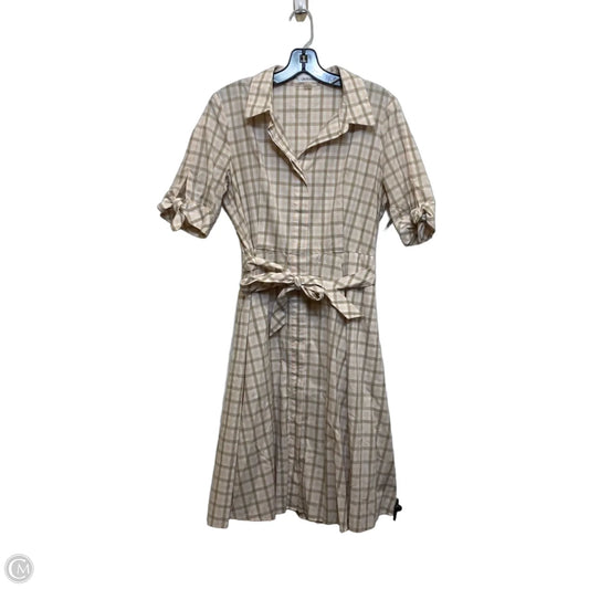 Dress Casual Midi By Calvin Klein In Pink, Size: M