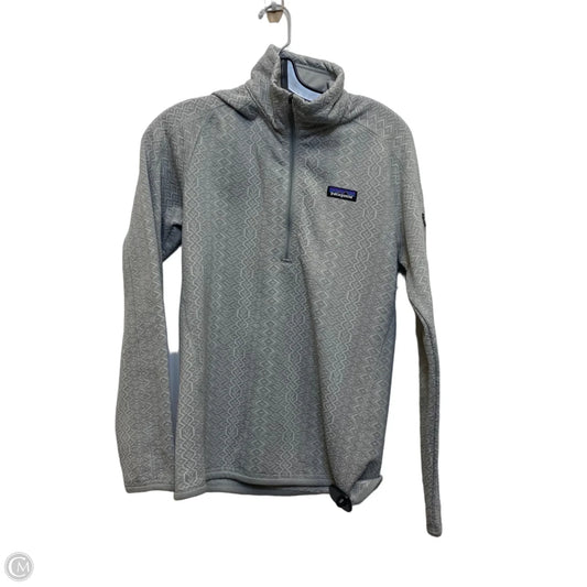 Athletic Jacket By Patagonia In Grey, Size: M