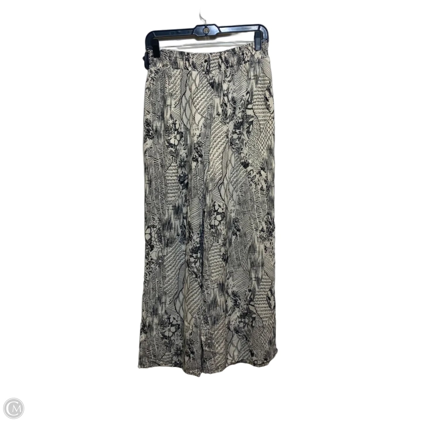 Pants Set 2pc By Paper Crane In Black & Cream, Size: M