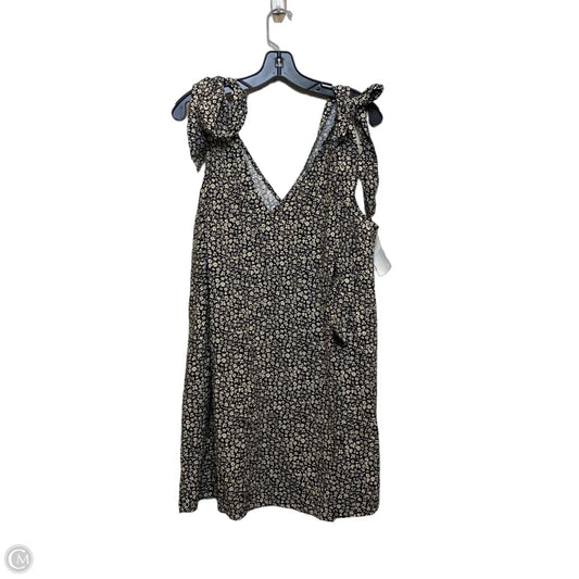 Dress Casual Short By H&m In Black & Cream, Size: Xl