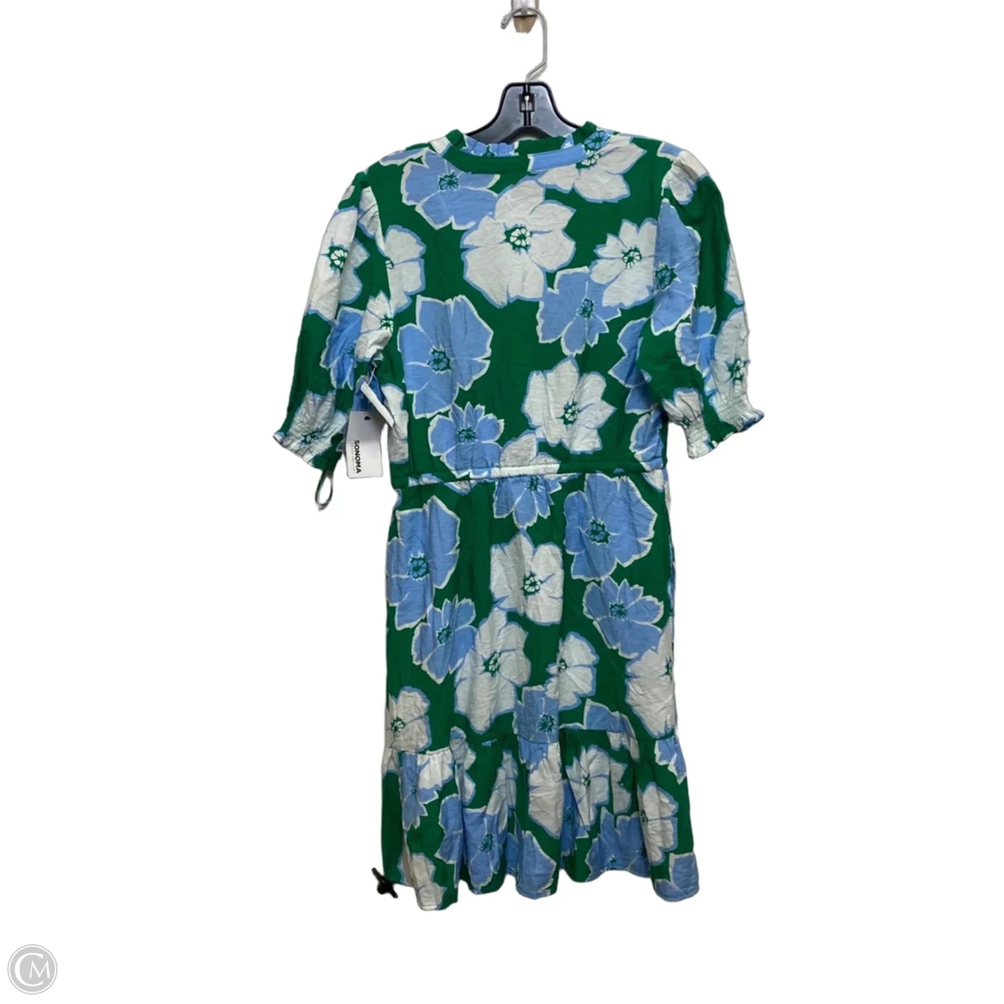 Dress Casual Short By Sonoma In Green & White, Size: S