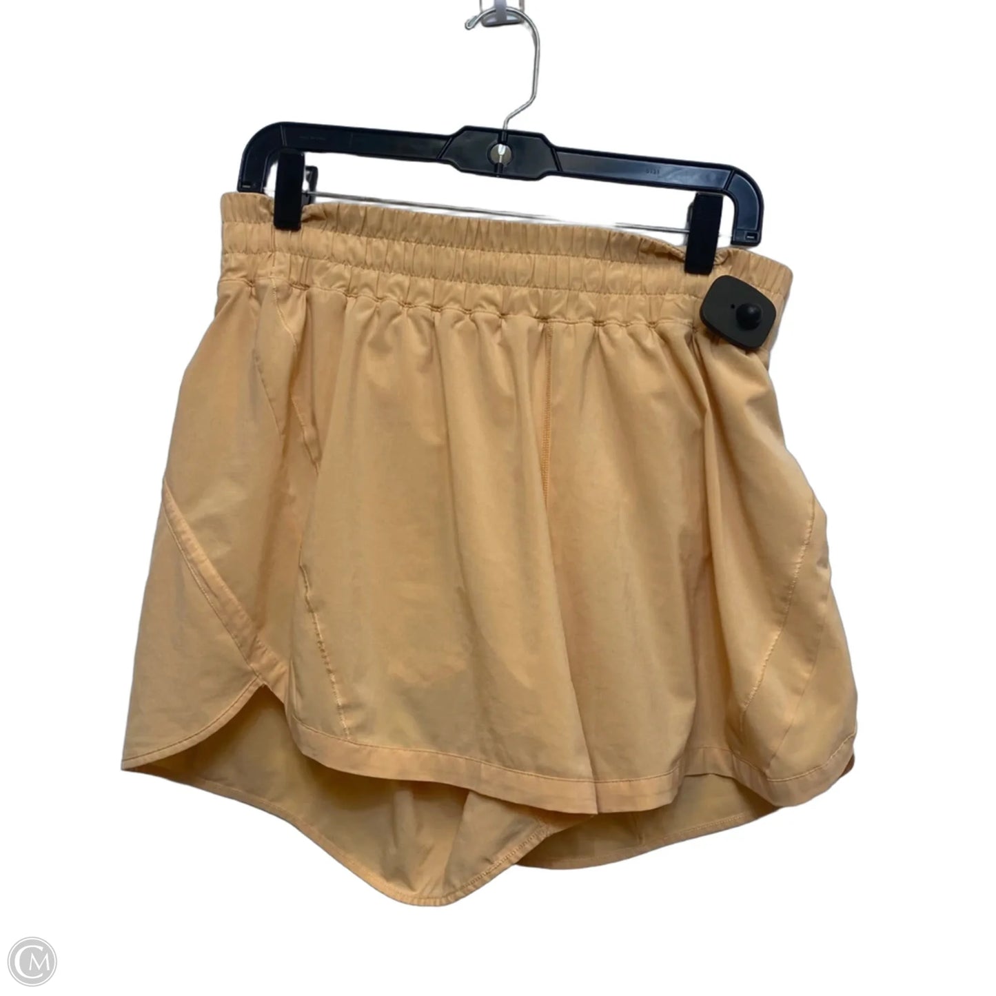 Athletic Shorts Designer By Lululemon In Orange, Size: L