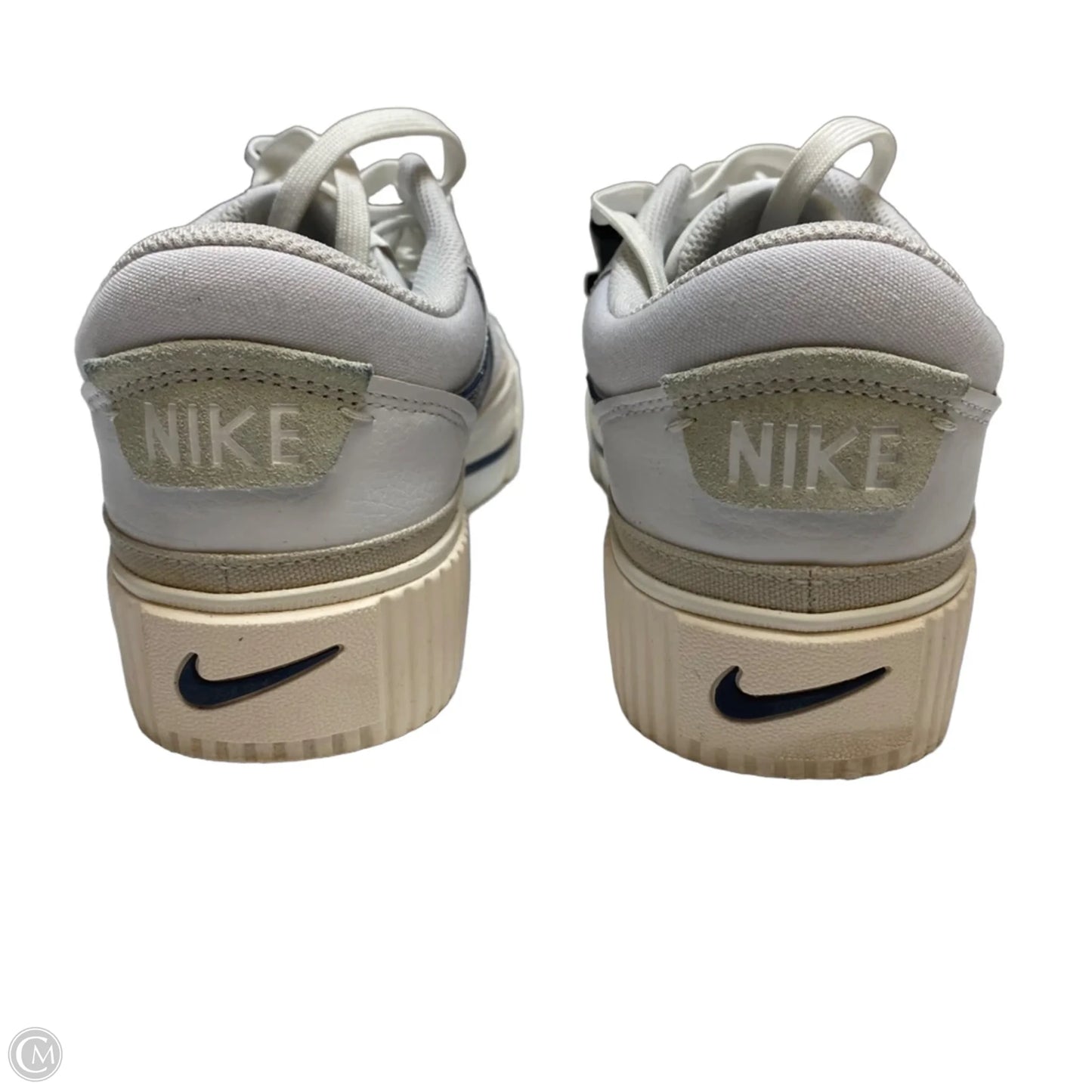 Shoes Sneakers By Nike In Blue & White, Size: 10