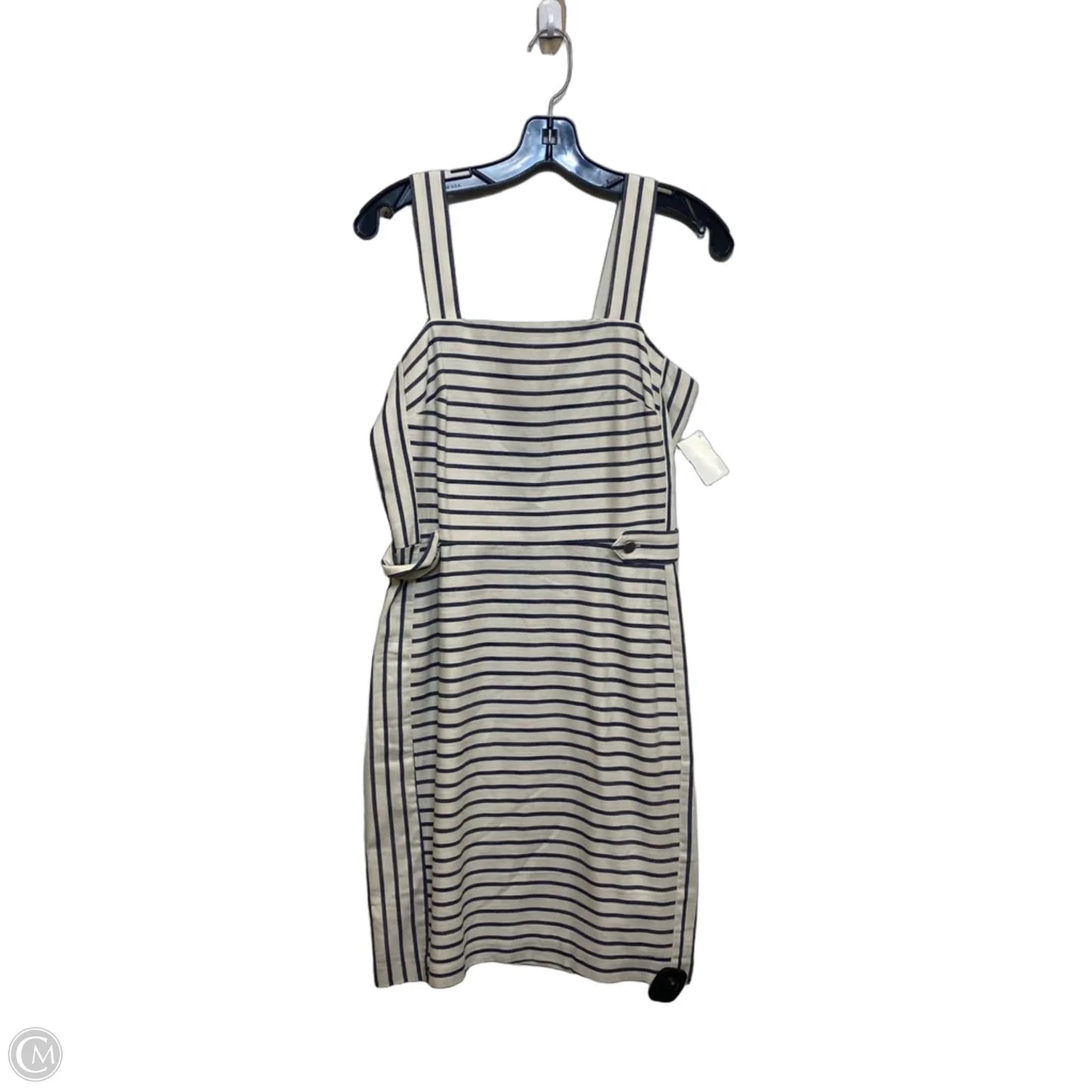 Dress Casual Short By Banana Republic In Blue & Cream, Size: S