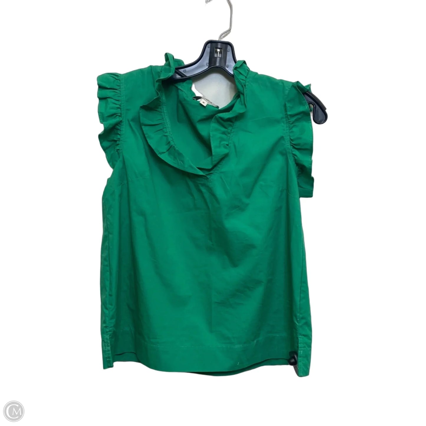 Top Sleeveless By Avara In Green, Size: M
