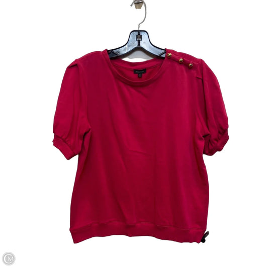 Top Short Sleeve By Talbots In Pink, Size: M
