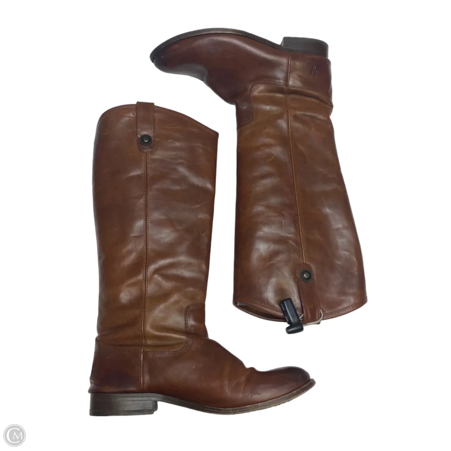Boots Designer By Frye In Brown, Size: 9