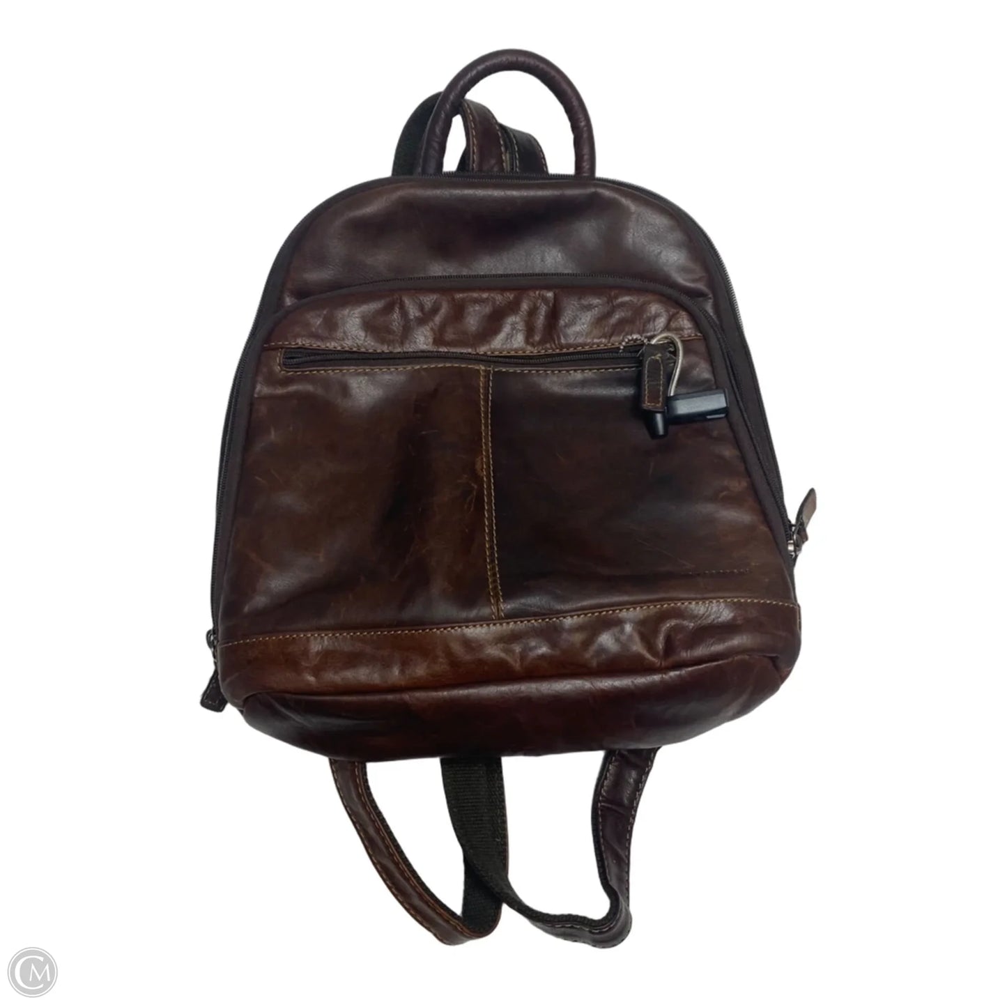 Backpack Leather By Jack Georges, Size: Medium