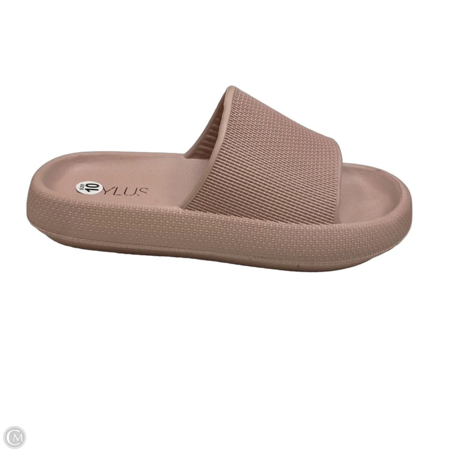 Sandals Flats By Stylus In Pink, Size: 10