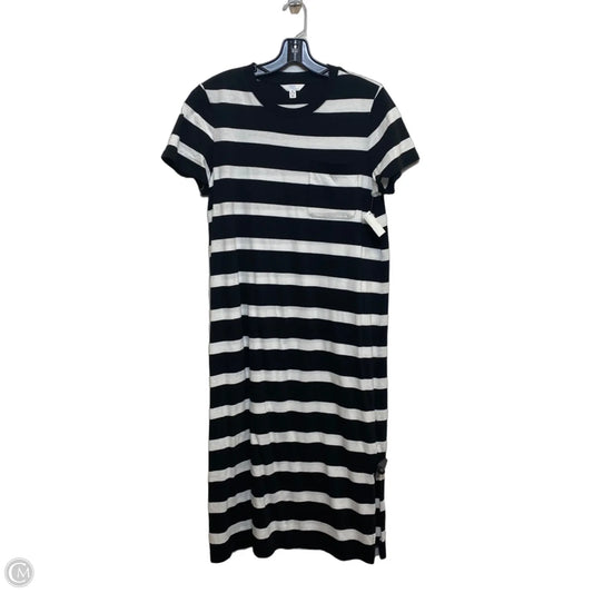 Dress Casual Midi By Time And Tru In Black & White, Size: M
