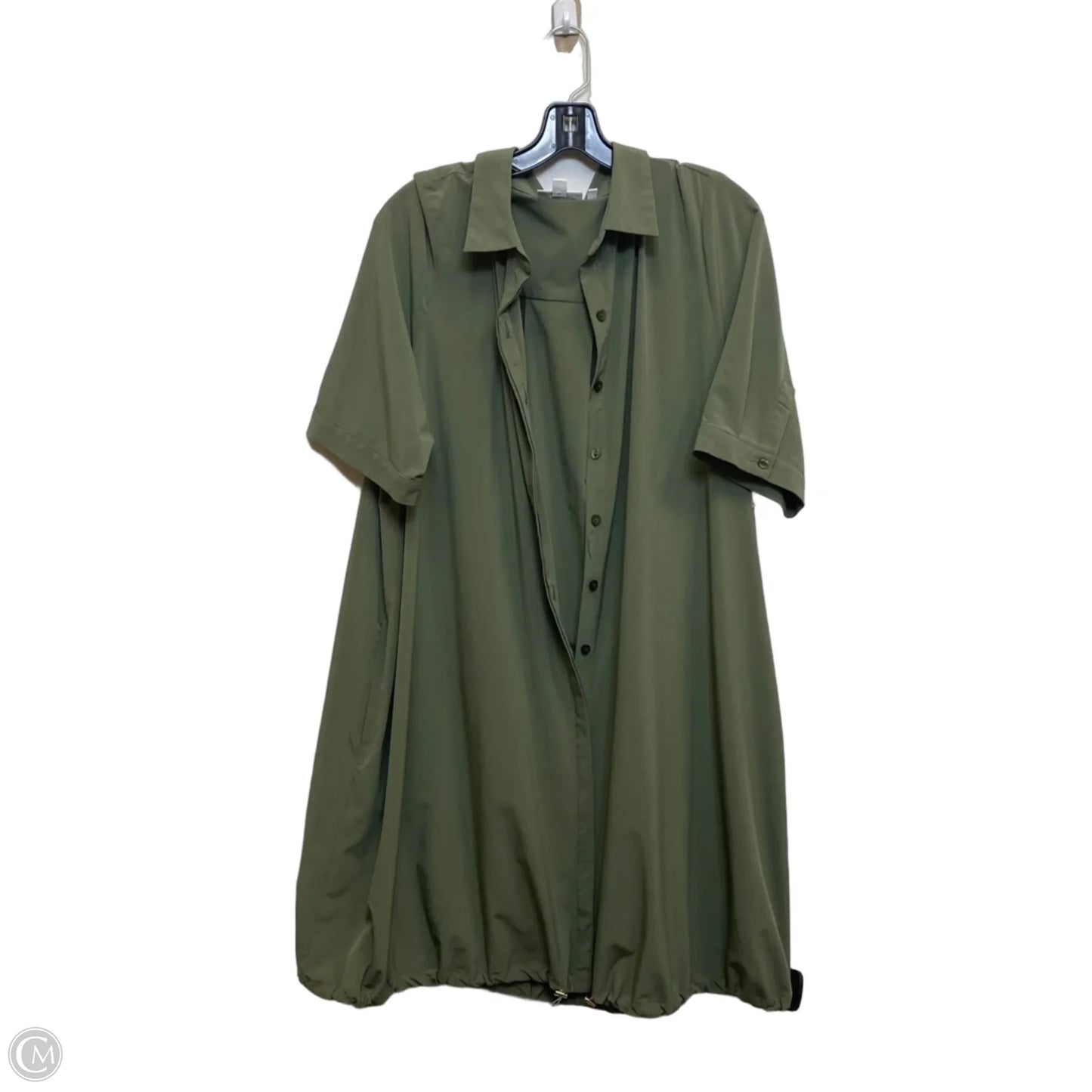 Dress Casual Short By Chicos In Green, Size: Xl