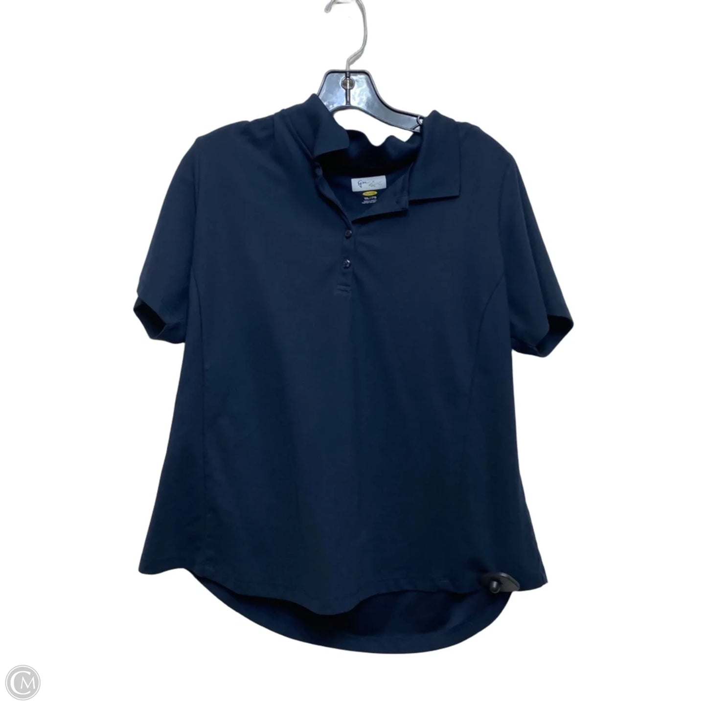 Athletic Top Short Sleeve By Greg Norman In Navy, Size: Xxl