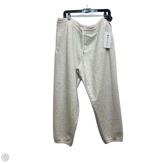 Athletic Pants By Athleta In Cream, Size: Xl