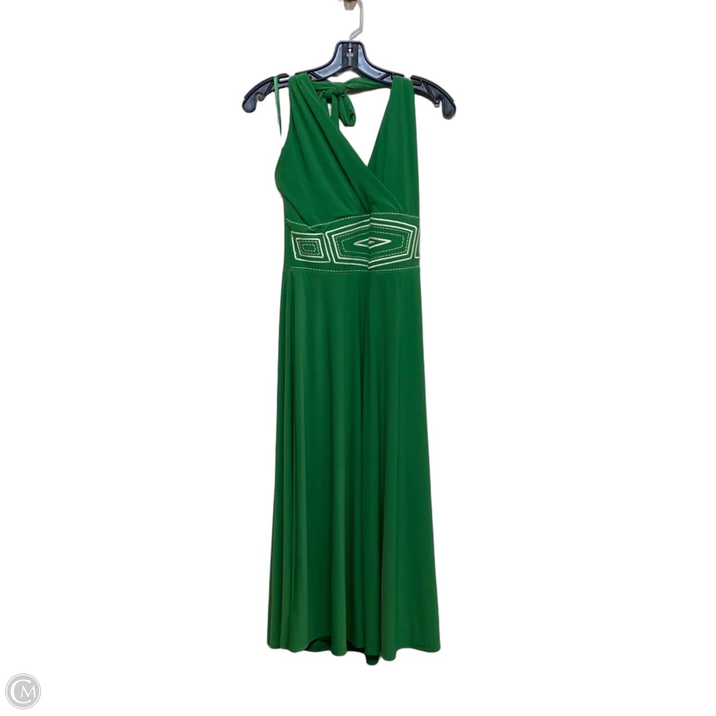 Dress Casual Midi By White House Black Market In Green, Size: M