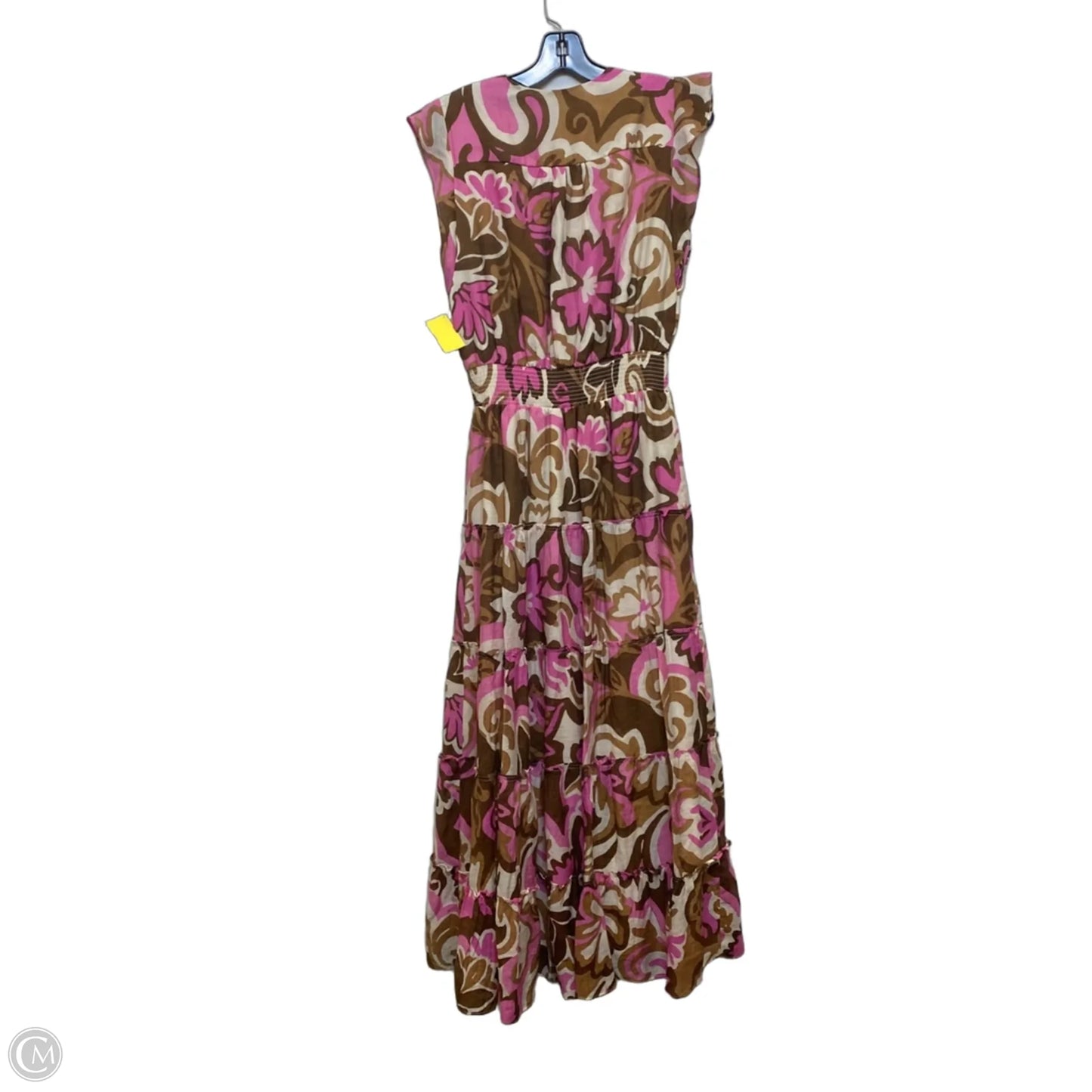 Dress Casual Maxi By Cynthia Steffe In Brown & Pink, Size: S