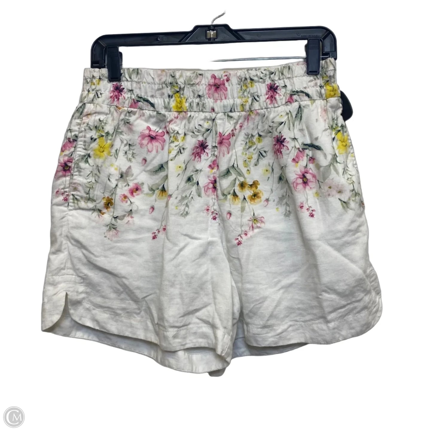 Shorts Set By Crown And Ivy In Pink & White, Size: S