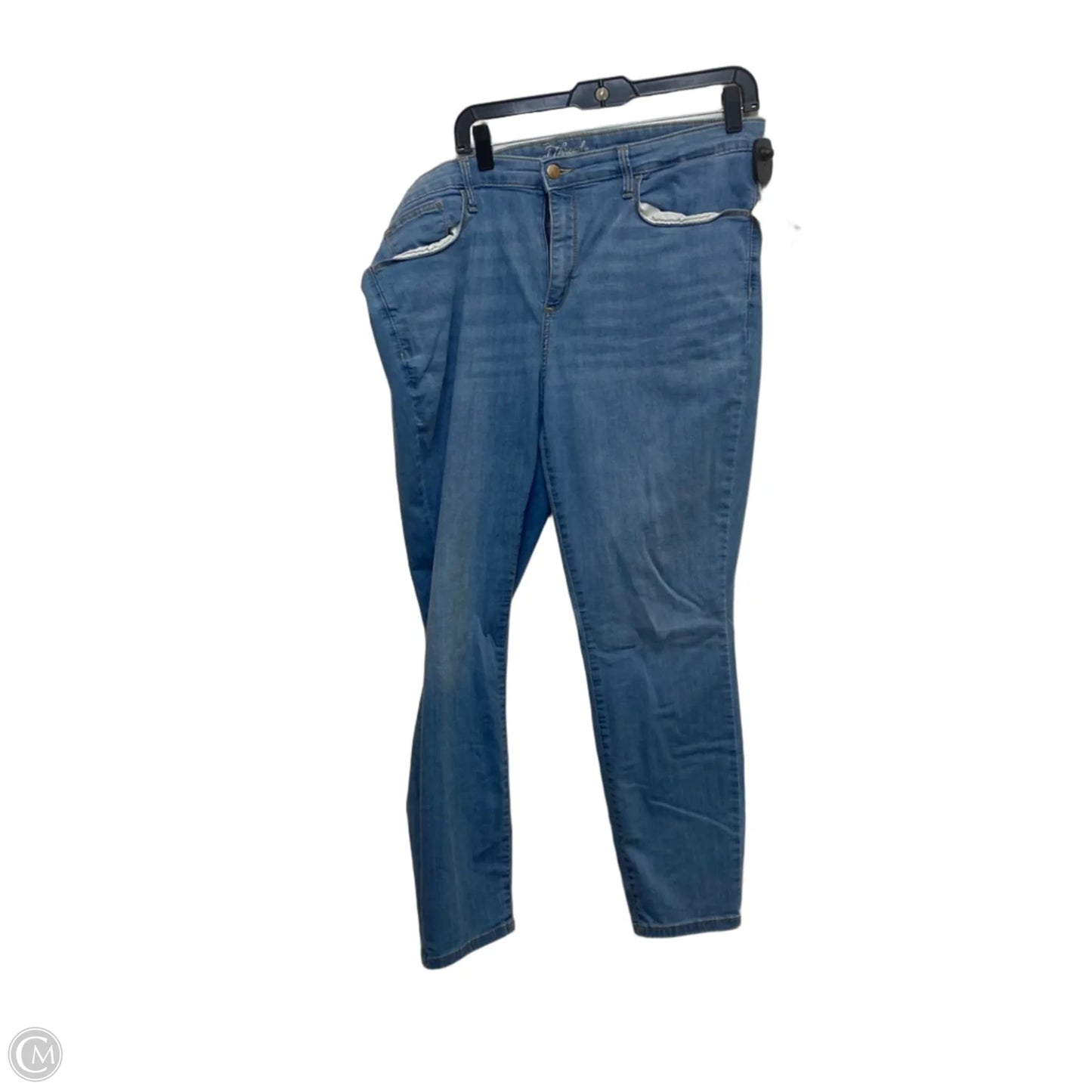 Jeans Skinny By Universal Thread In Blue Denim, Size: 18