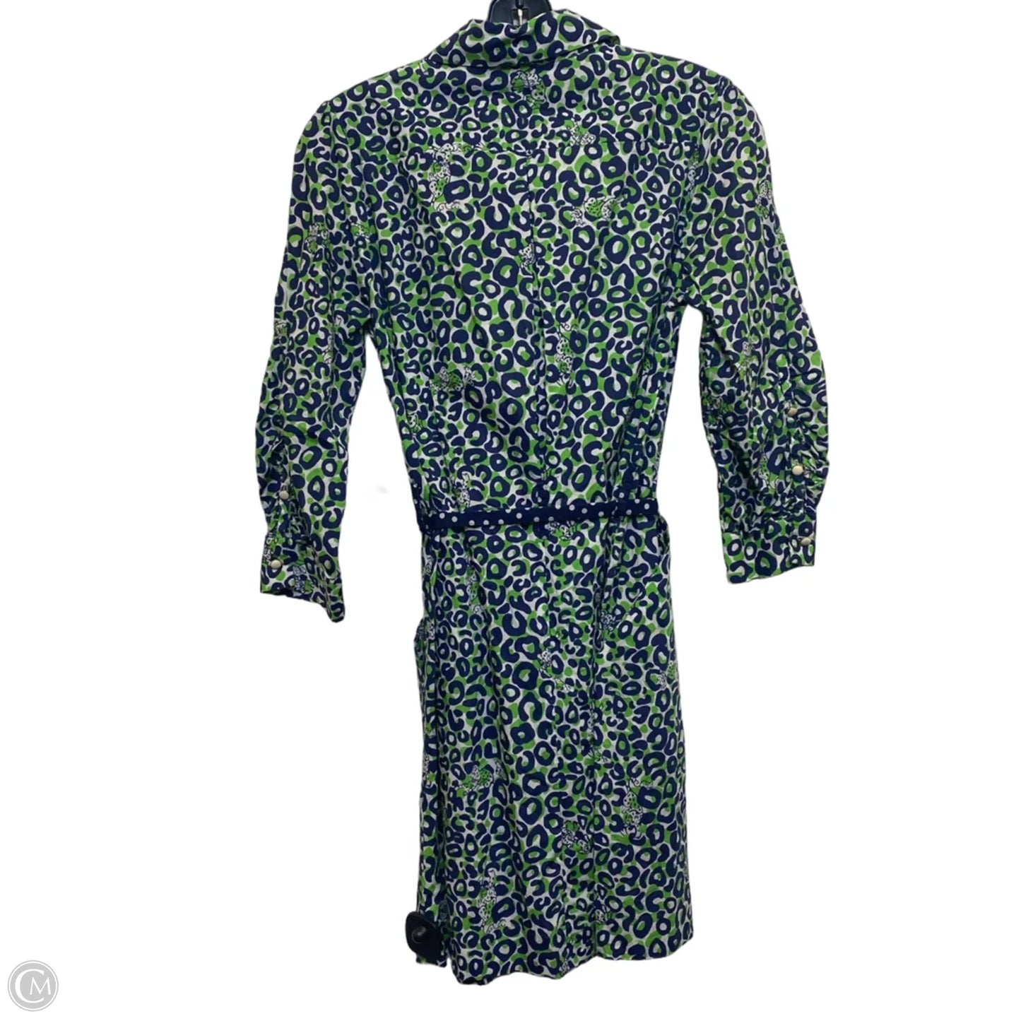 Dress Designer By Lilly Pulitzer In Blue & Green, Size: Xs