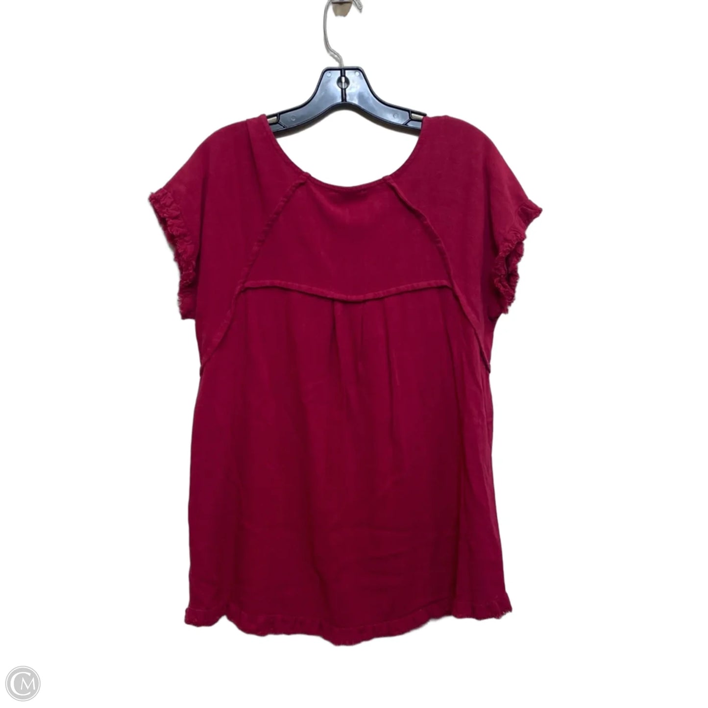 Top Short Sleeve By Umgee In Pink, Size: S