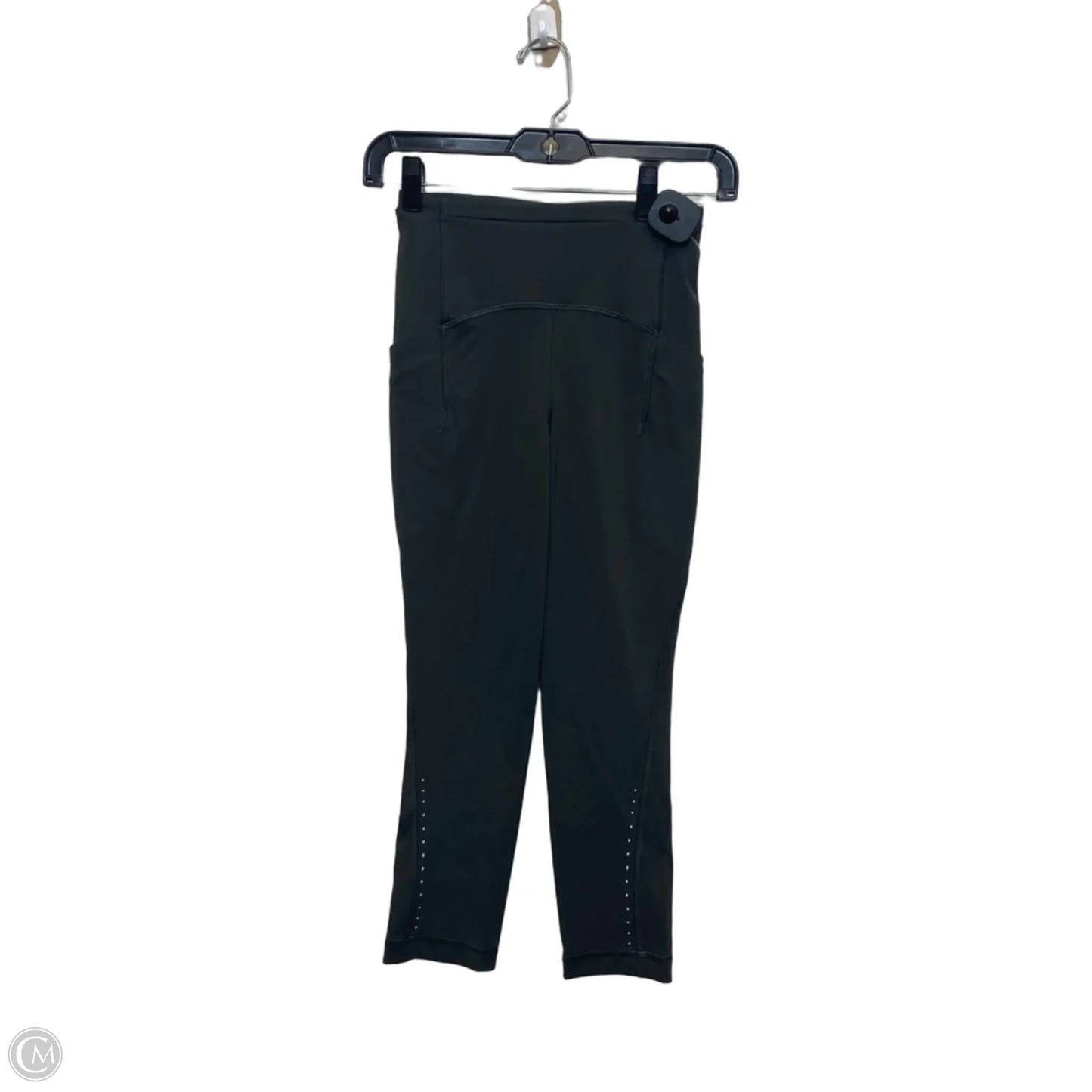Athletic Leggings Designer By Lululemon In Grey, Size: Xs