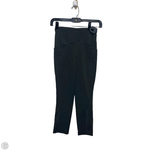 Athletic Leggings Designer By Lululemon In Grey, Size: Xs