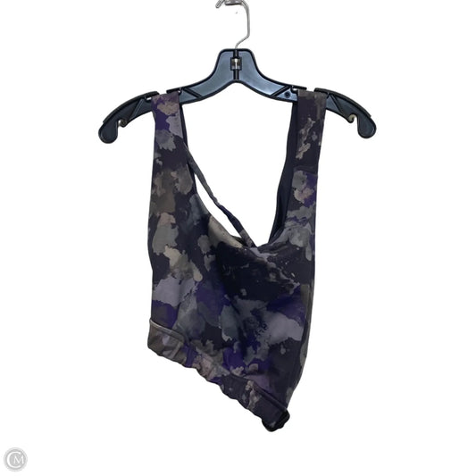 Athletic Bra By Cato In Grey & Purple, Size: 3x
