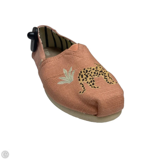 Shoes Flats By Toms In Orange, Size: 8.5