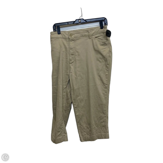 Capris By St Johns Bay In Tan, Size: 16
