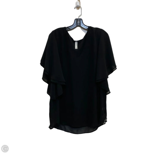 Top Short Sleeve By Zenana In Black, Size: Xl