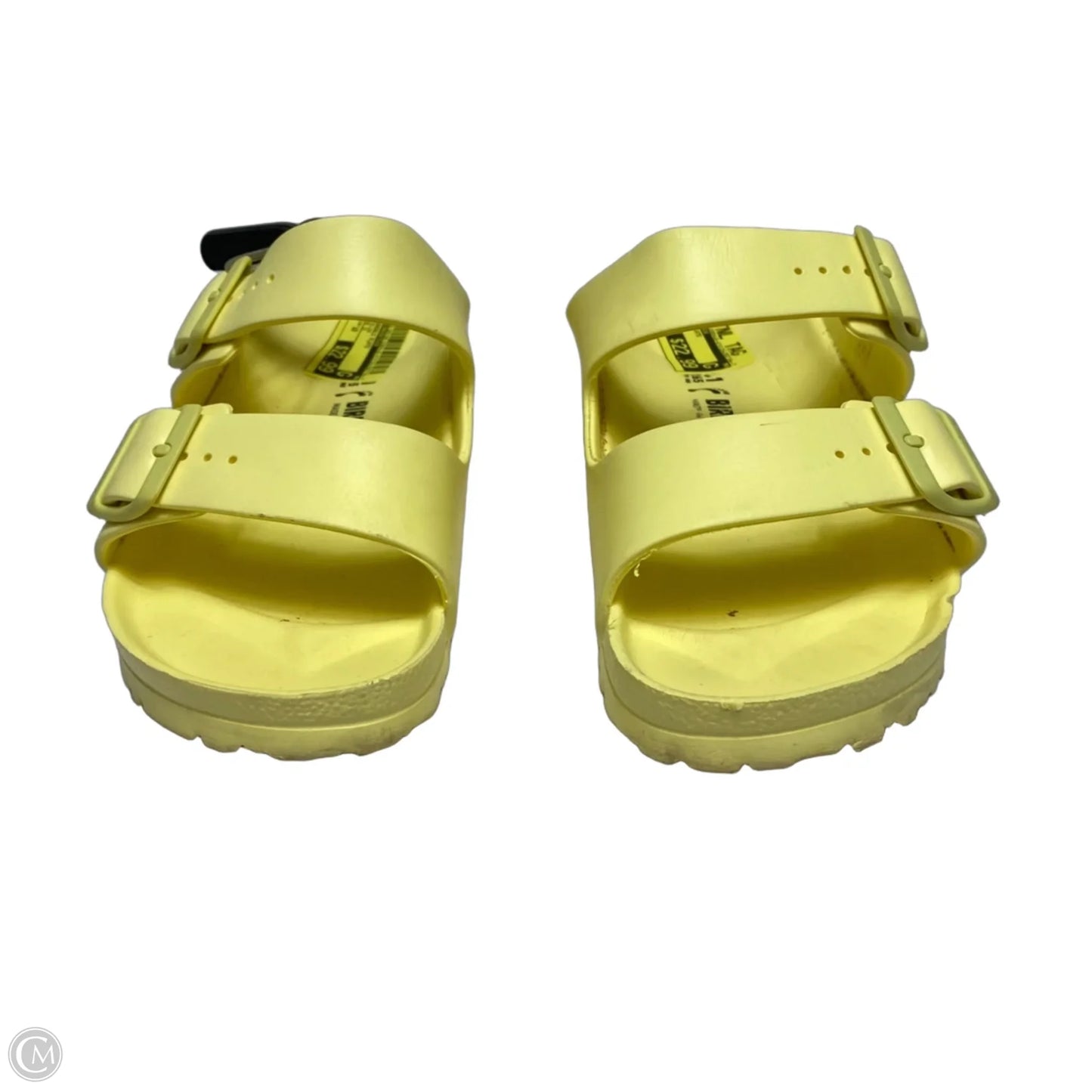 Sandals Flats By Birkenstock In Yellow, Size: 10