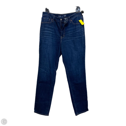Jeans Straight By Old Navy In Blue Denim, Size: 14