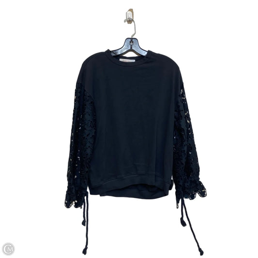 Top Long Sleeve Designer By See By Chloe In Navy, Size: Xs
