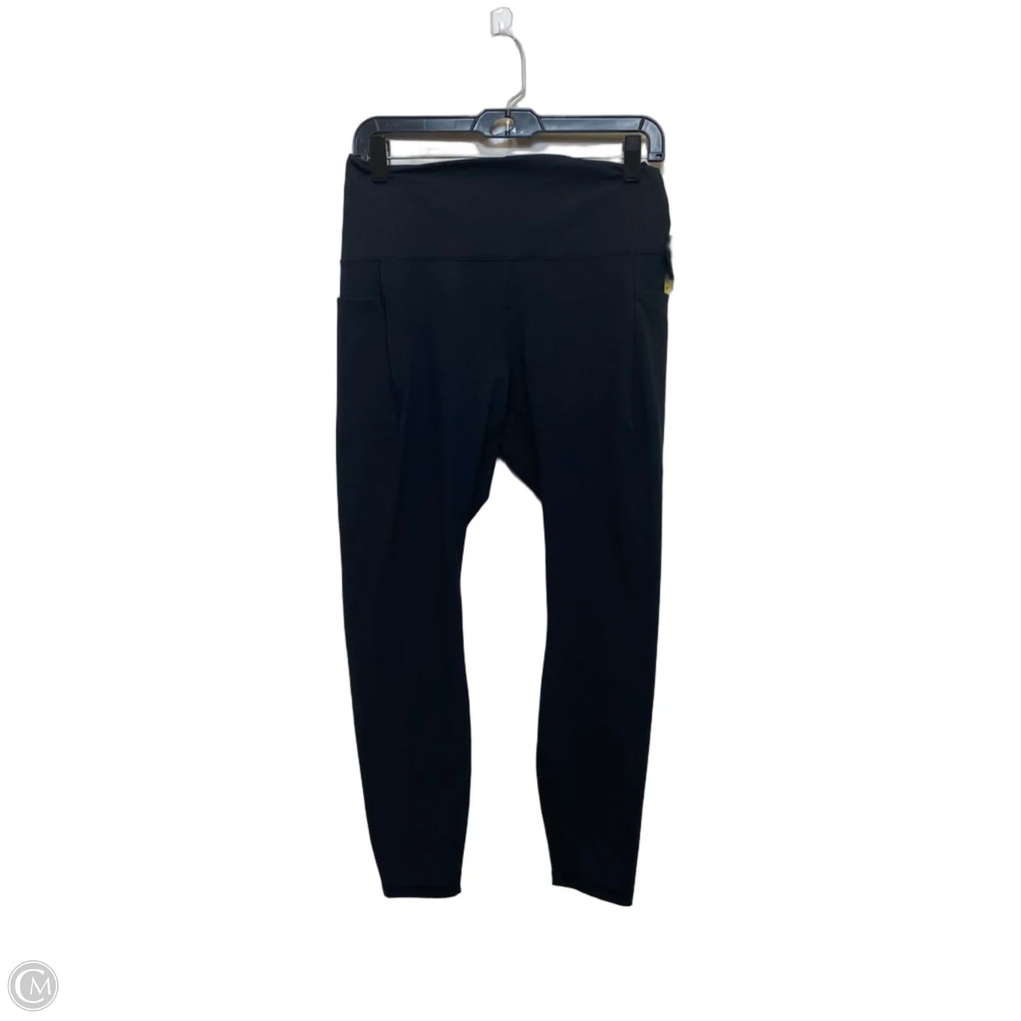 Athletic Leggings By Spyder In Black, Size: L