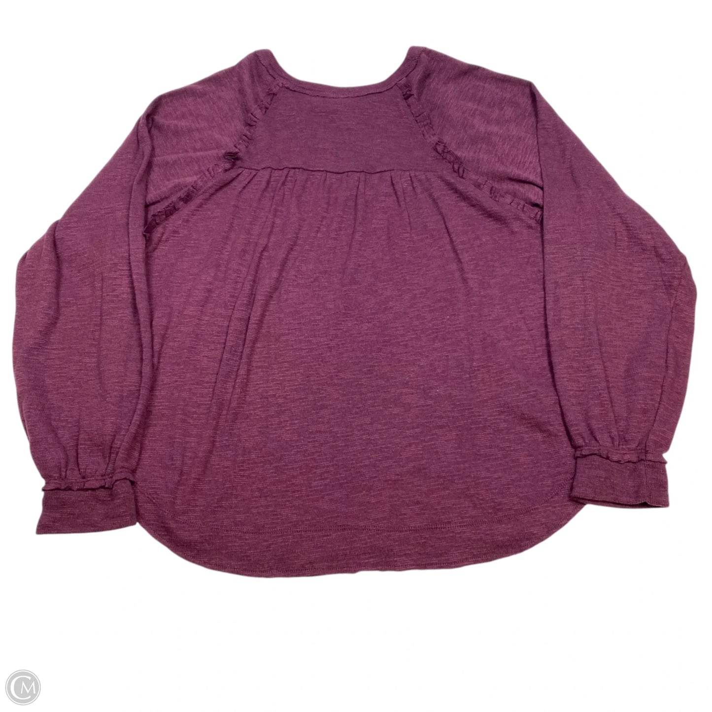 Top Long Sleeve By Pilcro In Purple, Size: Xl