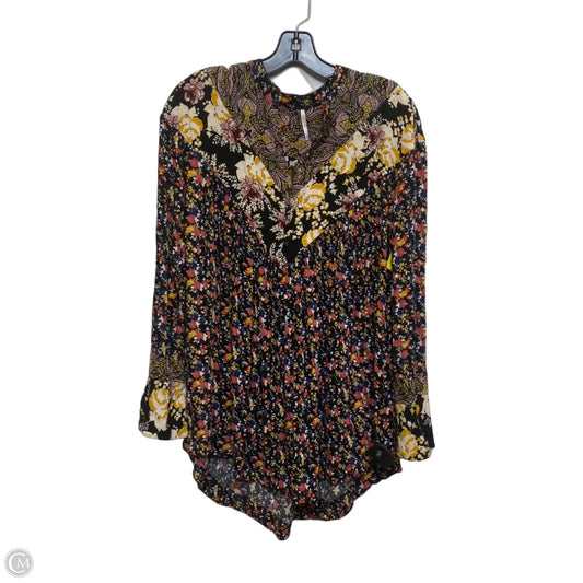 Top Long Sleeve By Free People In Multi-colored, Size: S