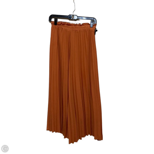 Pants Wide Leg By Vestique In Orange, Size: S
