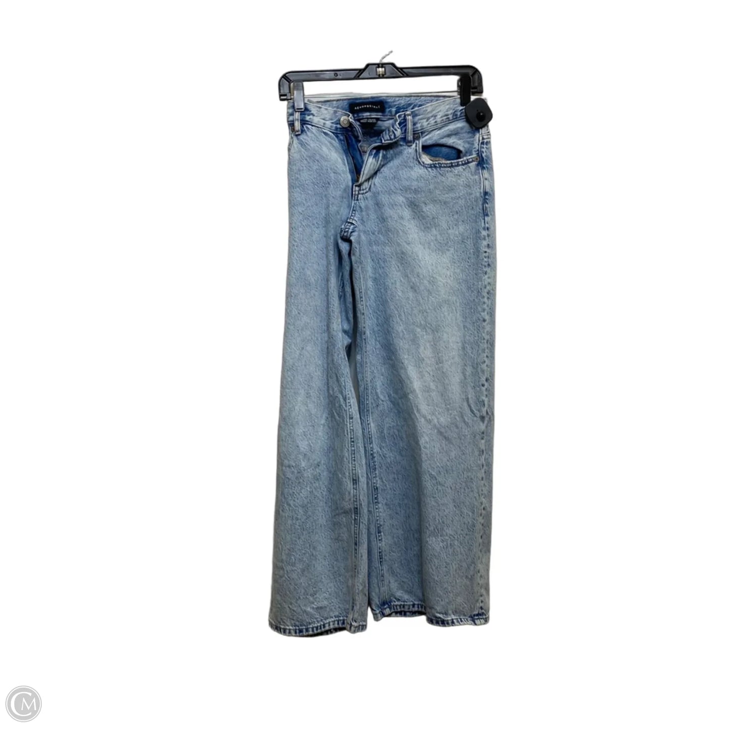 Jeans Wide Leg By Aeropostale In Blue Denim, Size: 10