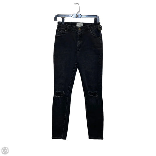 Jeans Skinny By Rollas In Black Denim, Size: 8