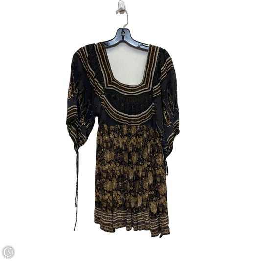 Dress Casual Short By Free People In Black & Brown, Size: S