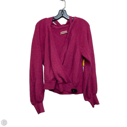 Sweater By Anthropologie In Pink, Size: L