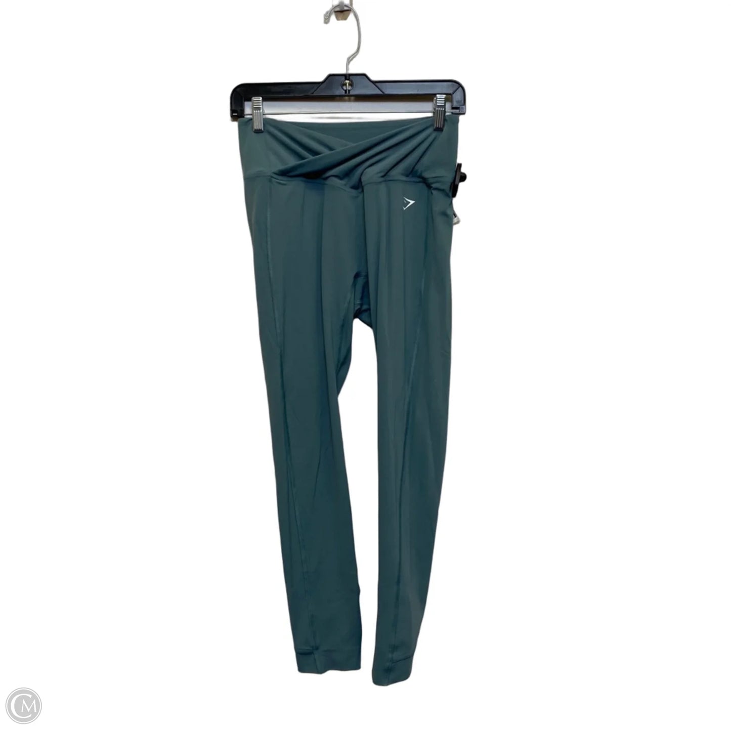 Athletic Leggings By Gym Shark In Green, Size: M