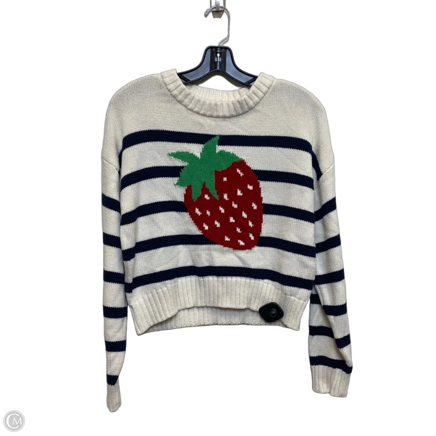 Sweater By Freshman In Cream, Size: M