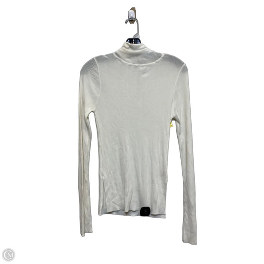 Top Long Sleeve Basic By Crescent In Cream, Size: M
