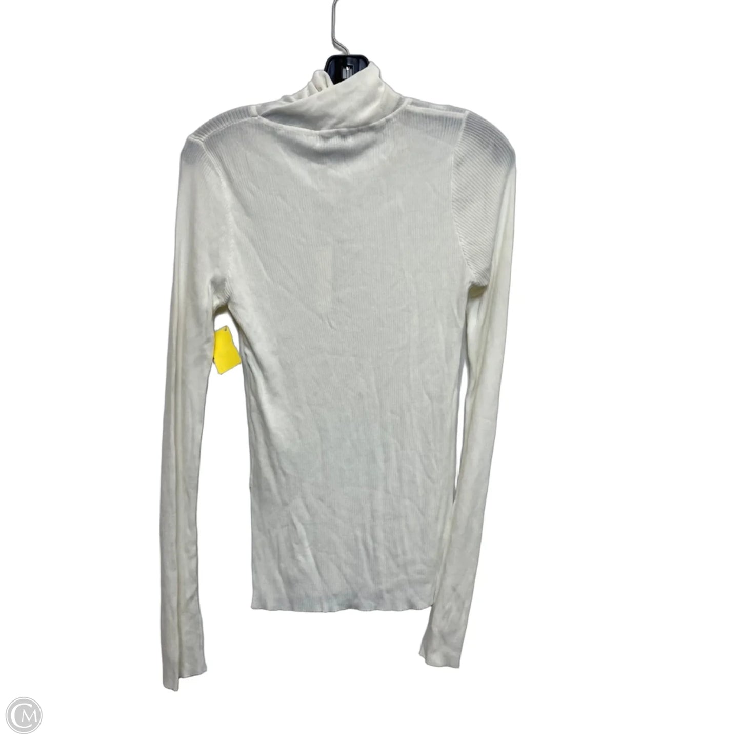 Top Long Sleeve Basic By Crescent In Cream, Size: M