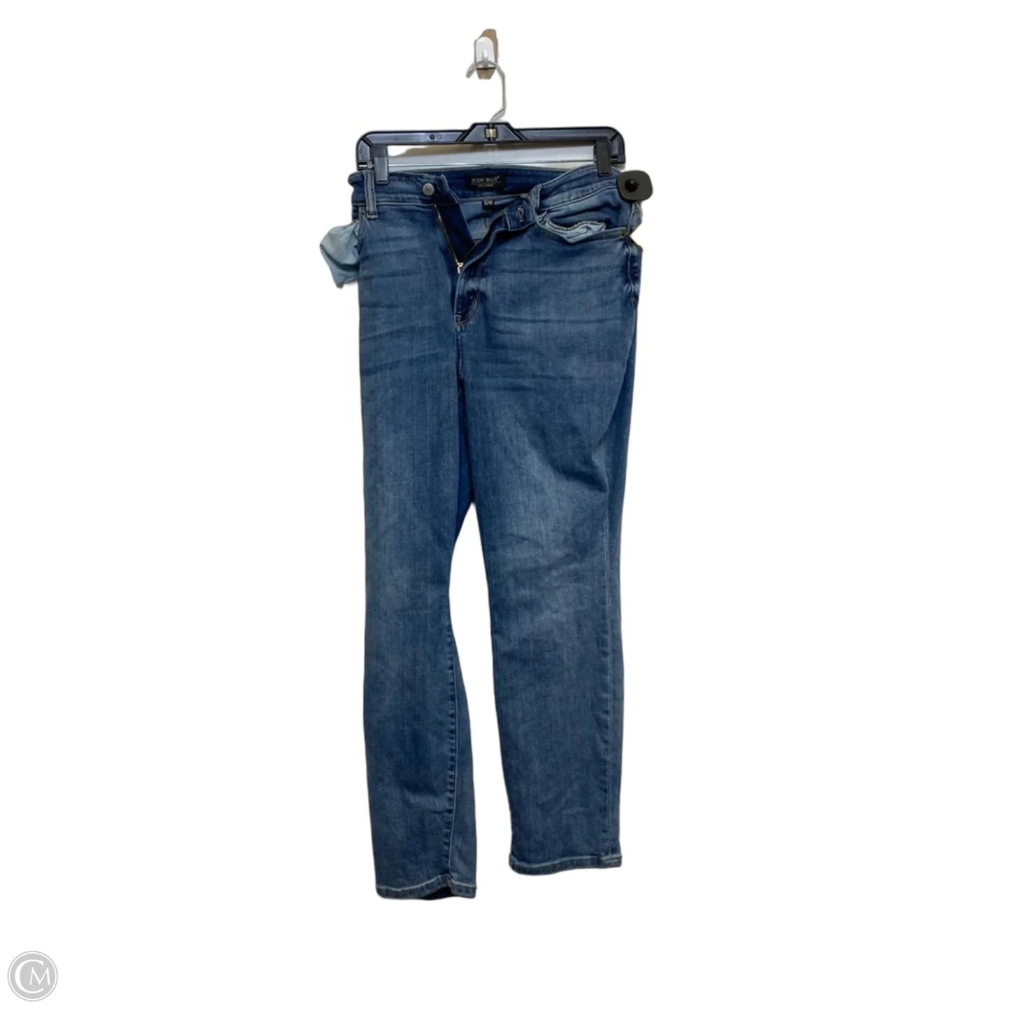 Jeans Skinny By Judy Blue In Blue Denim, Size: 16