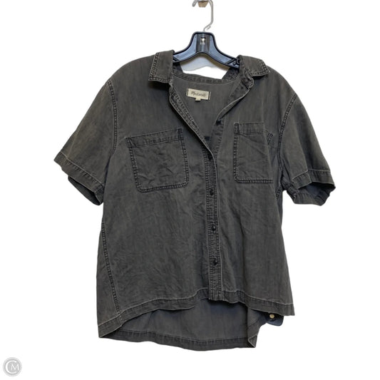Top Short Sleeve By Madewell In Grey, Size: Xl