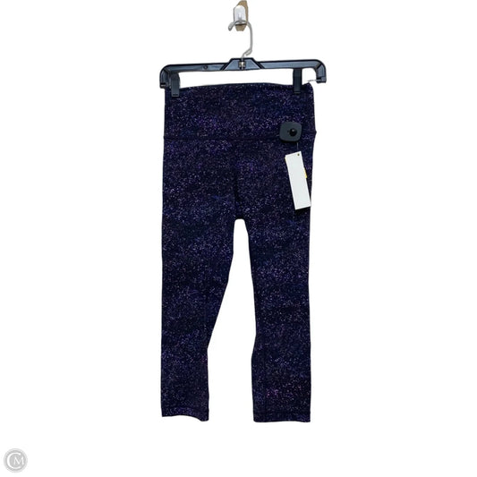 Athletic Leggings Capris Designer By Lululemon In Purple, Size: S