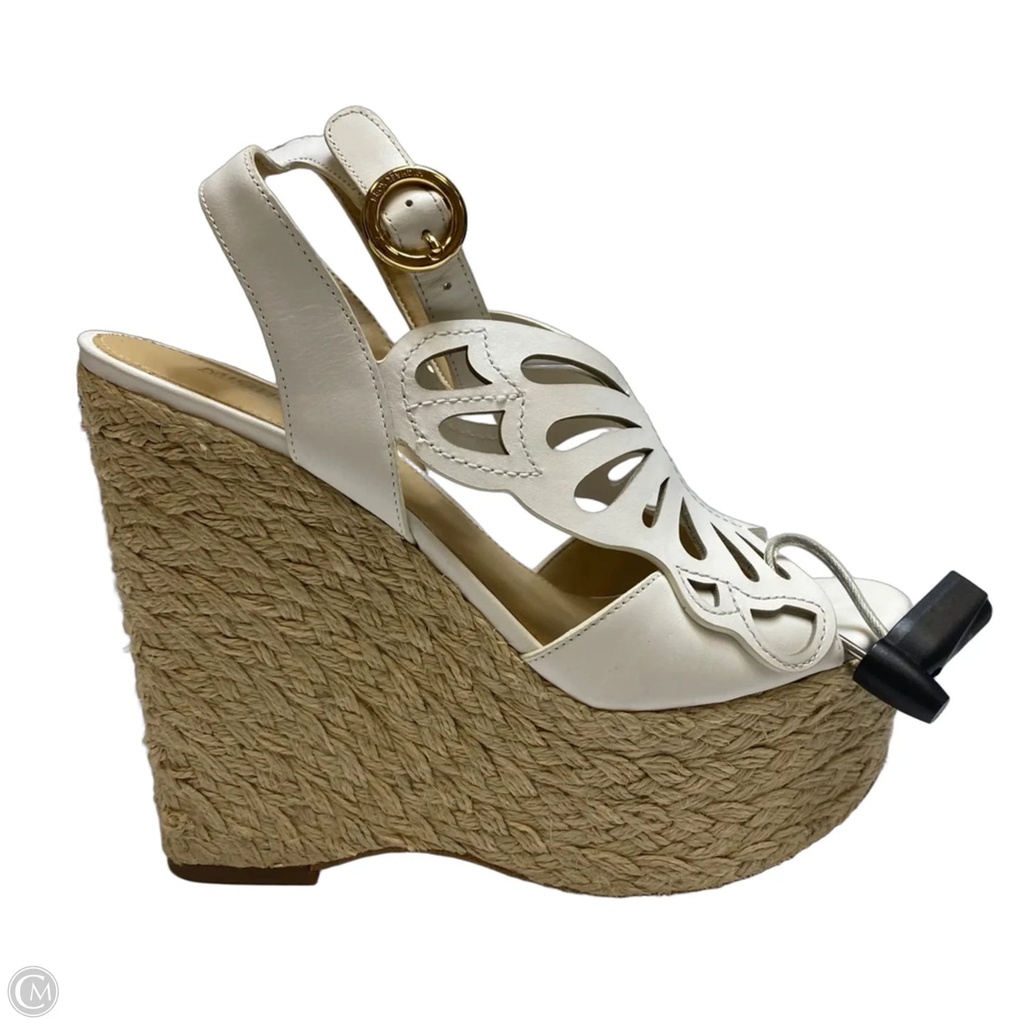 Sandals Heels Wedge By Michael By Michael Kors In White, Size: 6.5