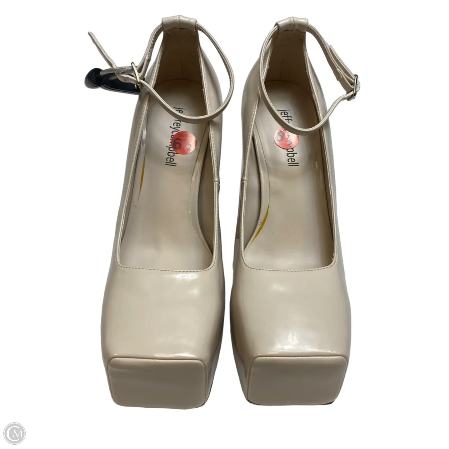 Shoes Designer By Jeffrey Campbell In Cream, Size: 6.5